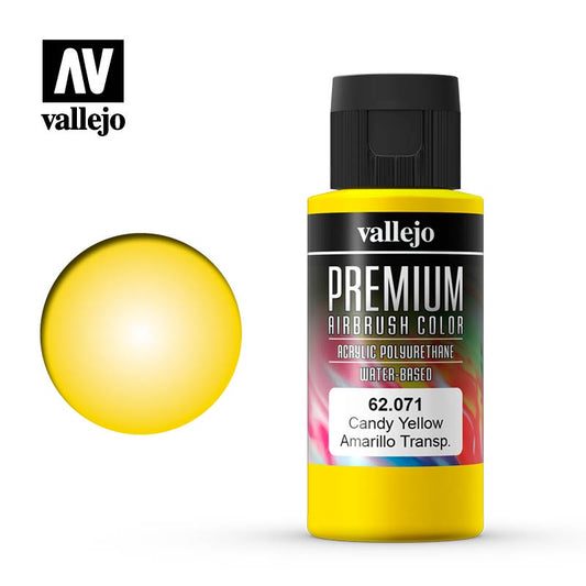 VAL62071 Premium Airbrush Colour Candy Yellow