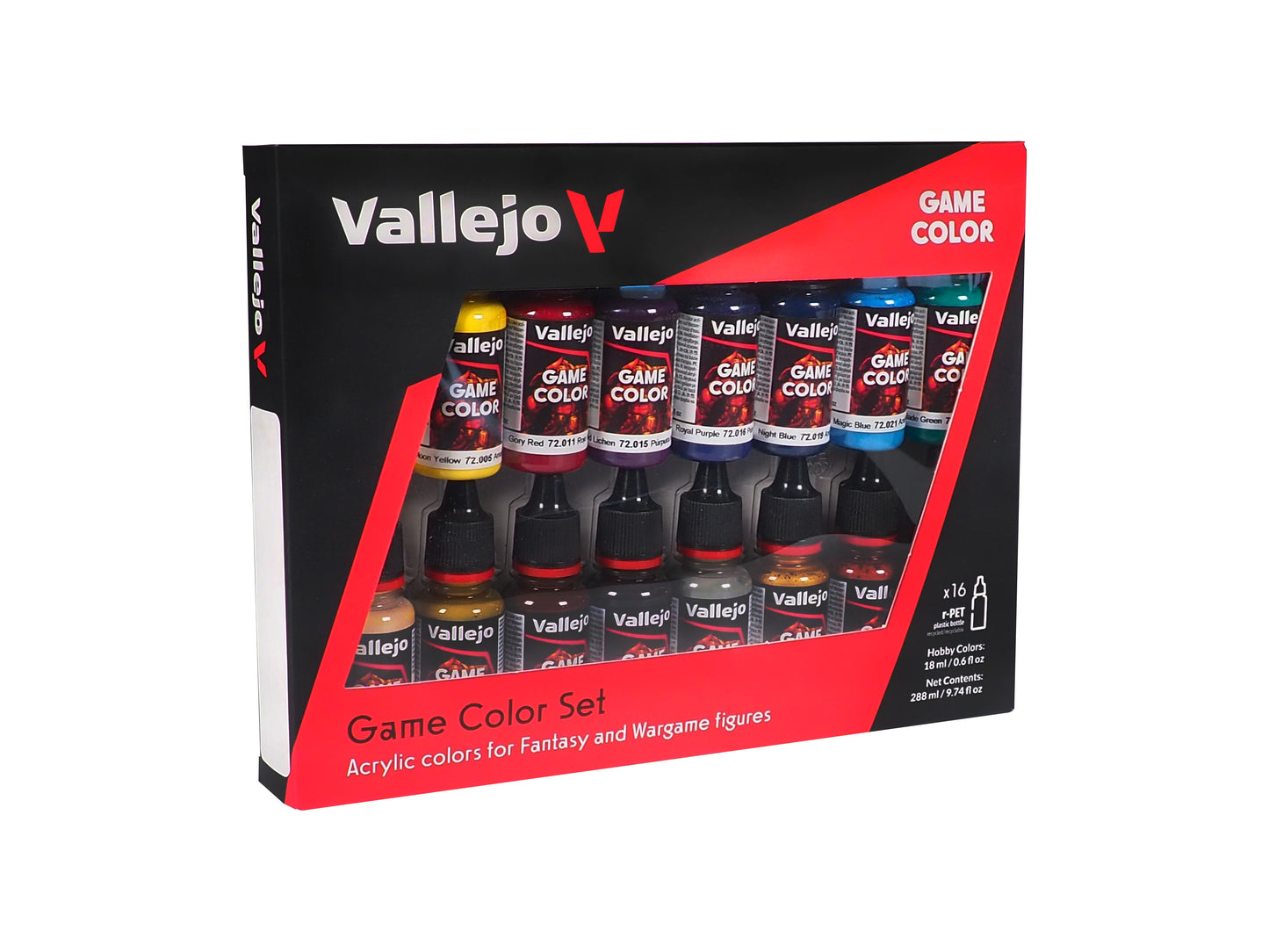 Vallejo Game Color 16 Colours Advanced Paint Set