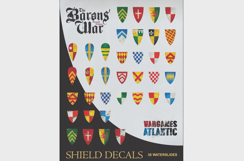 WGA Barons' War Shield Decals (01) - WAAWS001