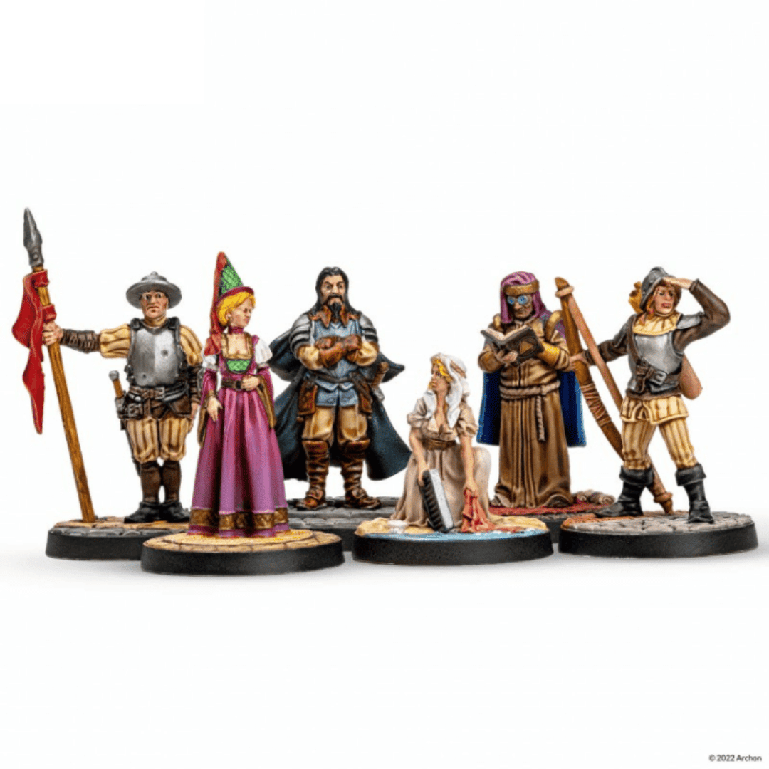 Archon Studio Dungeons and Lasers: Townsfolk Miniature Pack