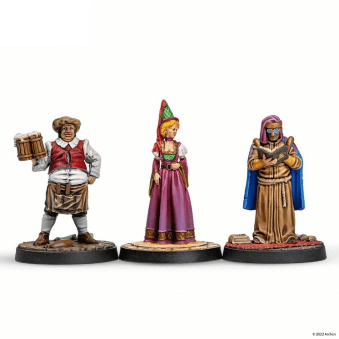 Archon Studio Dungeons and Lasers: Townsfolk Miniature Pack