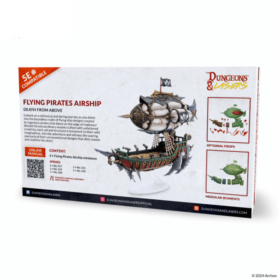 Archon Studio Dungeons and Lasers: Deuslair: Flying Pirates Airship