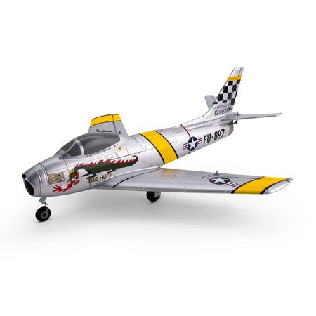 E-flite UMX F-86 Sabre 30mm EDF Jet BNF Electric Airplane w/AS3X & SAFE Select - EFLU7050