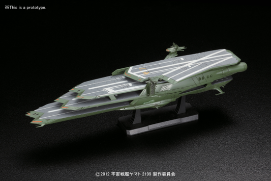 Star Blazers 1/1000 Gaiperon Class Multi-Level Space Carrier Balgray #0185137 by Bandai