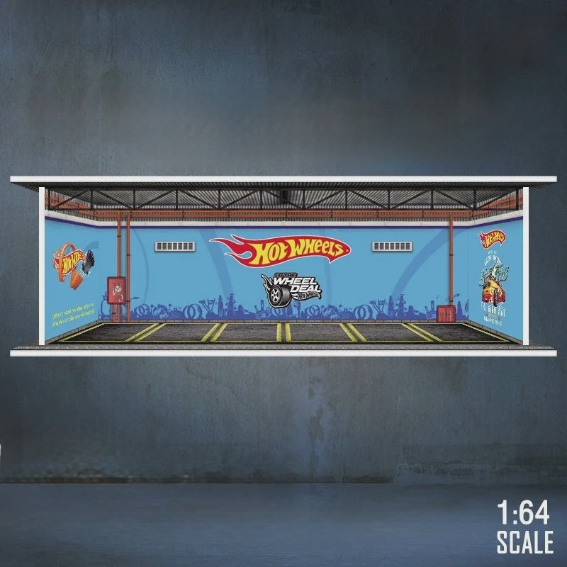 Cardinal 1/64 Diorama Kit Hot Wheels Garage