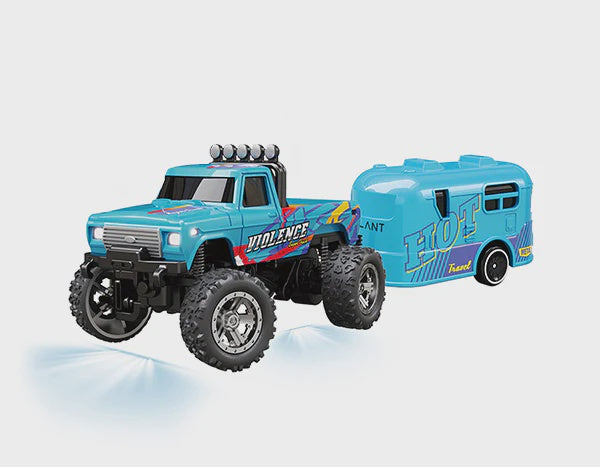 RC-Pro 1/64 Truck w/ Trailer - Assorted Colours HG4-136