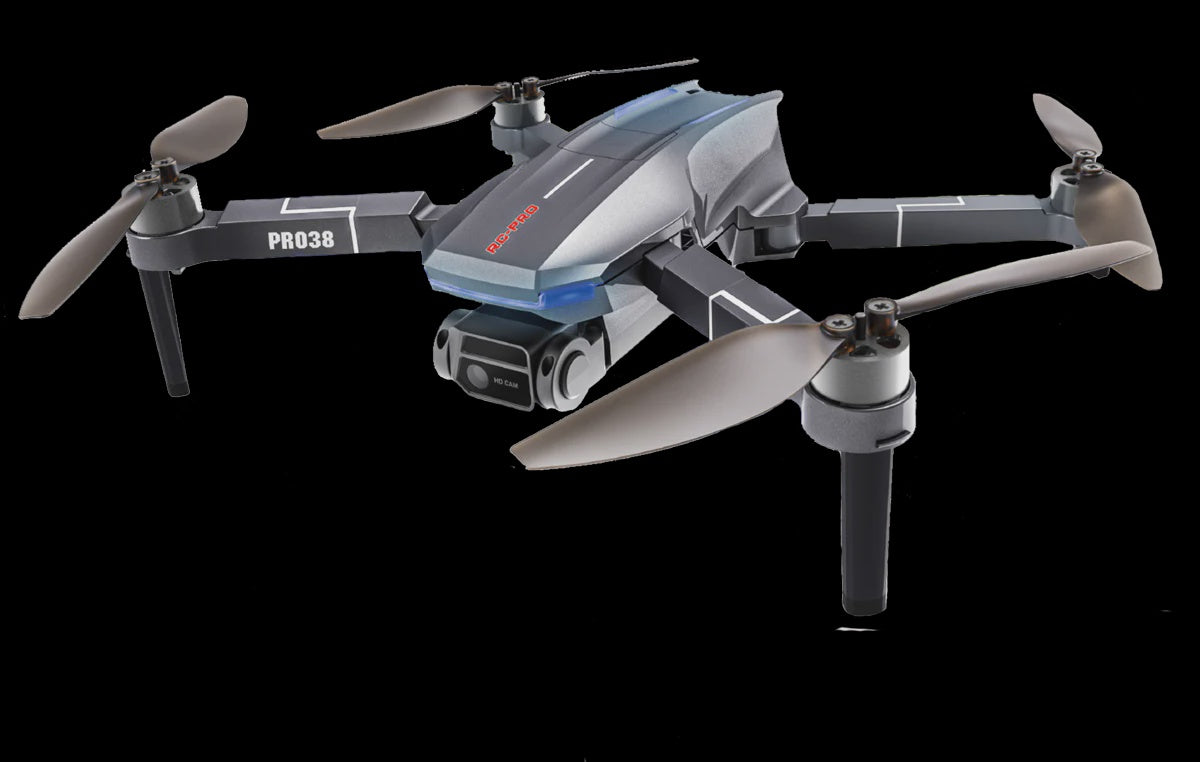 RC Pro 2.4G 1080P Dual Camera Brushless Drone With Remote Gimbal - PRO38