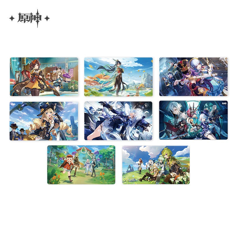 Genshin Impact Theme Rubber Desk Mat