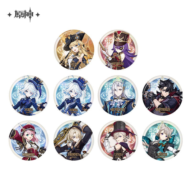 Genshin Impact Court of Fontaine Series Character Badge