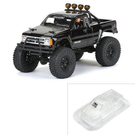 Pro-Line Axial SCX24 1985 Toyota HiLux SR5 Mini Crawler Body (Clear) - PRO363600