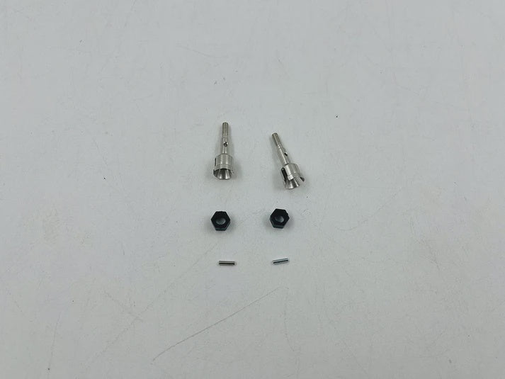 RC Pro Metal Wheel Shaft And Pins Hex (2PCS) - R1817