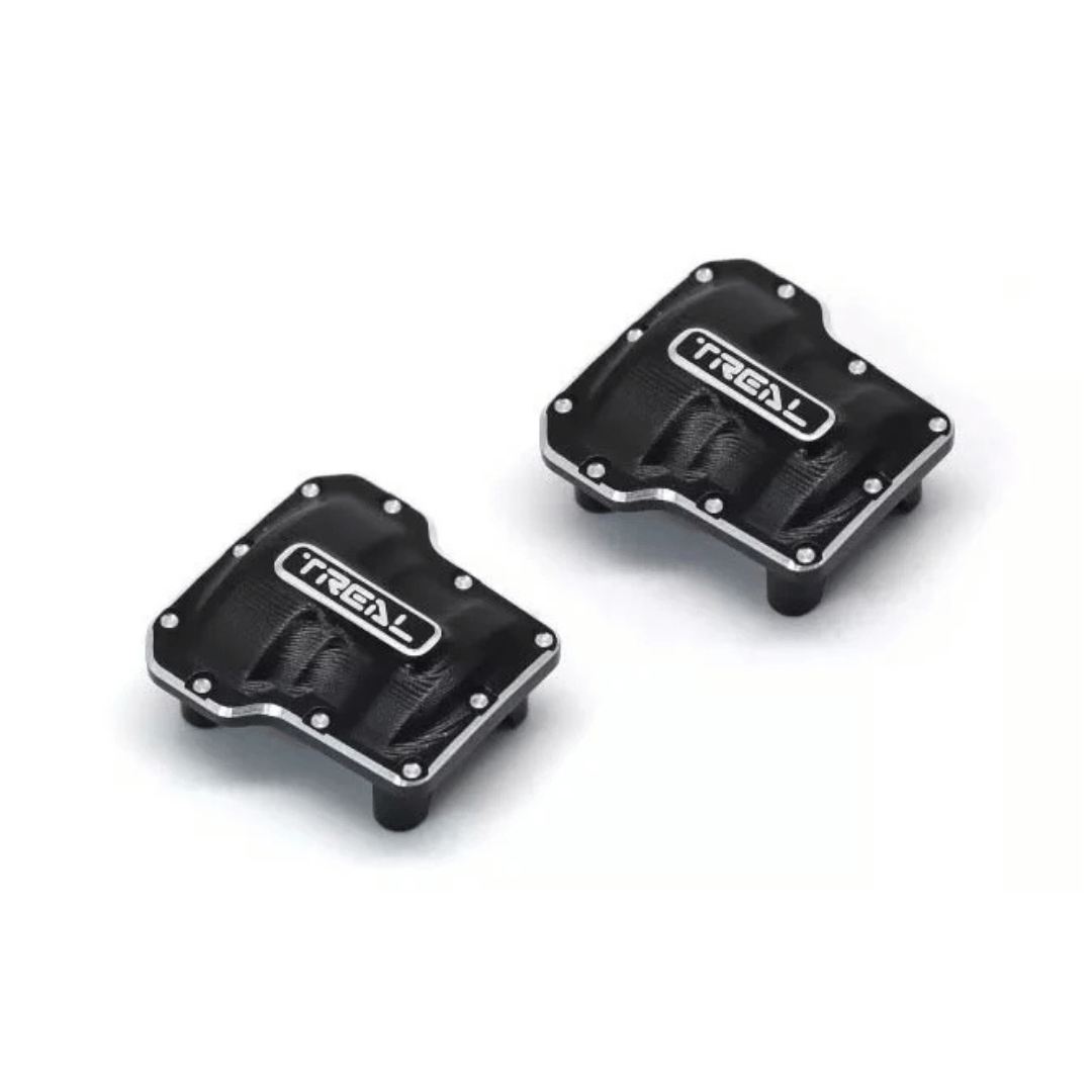 Treal Hobby Redcat Ascent-18 Front & Rear Brass Differential Covers - TLHTASCENT18-05