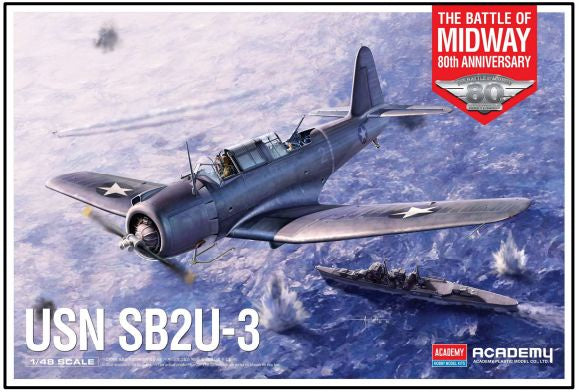 USN SB2U-3 "Battle of Midway" 80th Anniversary 1/48 #12350 by Academy