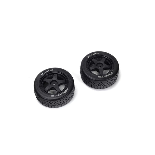 Arrma DBoots Hoons 35/085 2.4 Belted 5-Spoke Pre-Mounted Tires (2) (Silver) w/14mm Hex - ARA550096