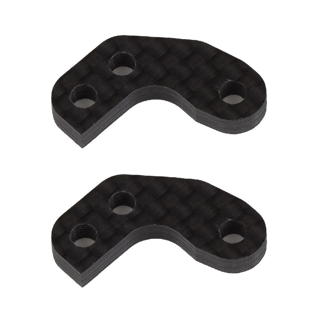 Team Associated RC10B7 Factory Team Caster Block Link Mounts (+1mm) (2) - ASC92466