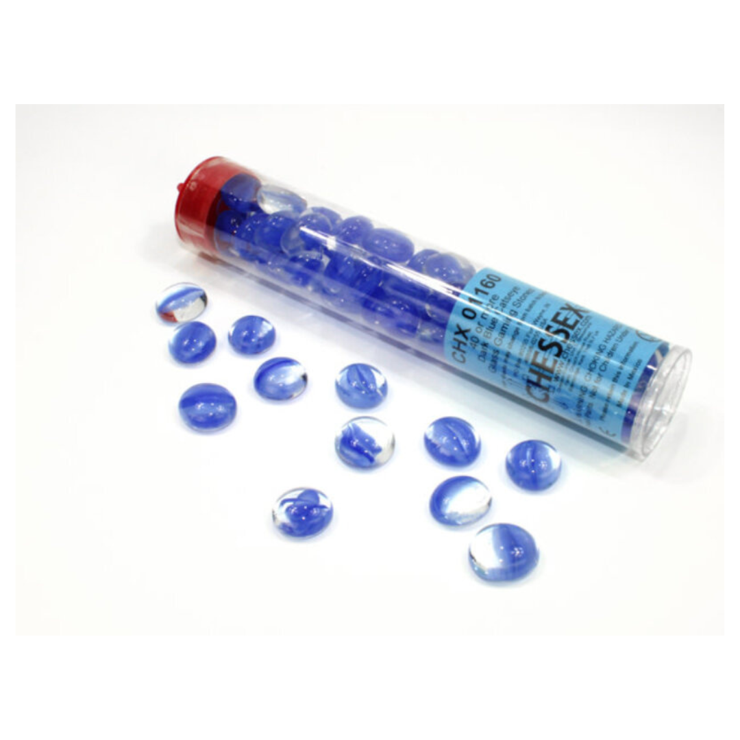 Chessex Glass Stones - Assorted Colours