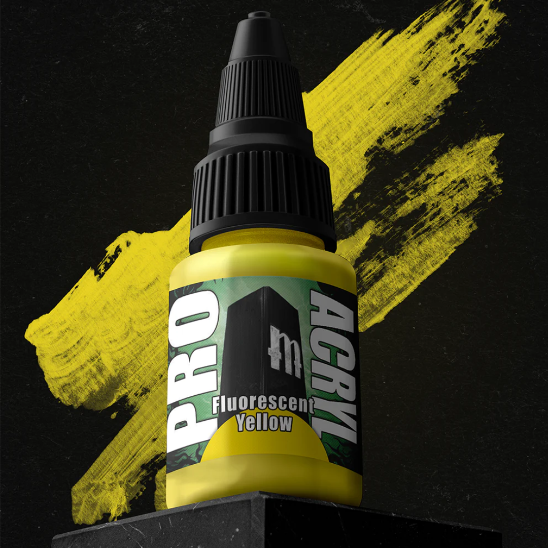 Monument Hobbies Pro Acryl Fluorescent Paint - Assorted Colours