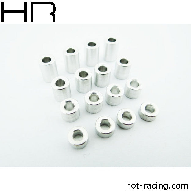 Hot Racing M3 3-9mm Aluminum Standoff Spacers - HRASPC3007