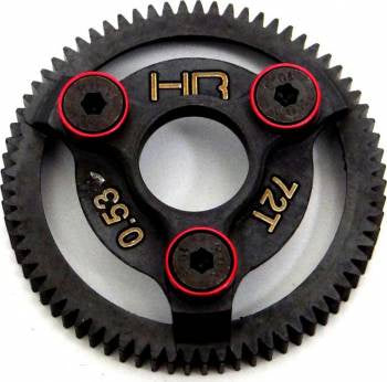 Hot Racing Traxxas 48P Hardened Steel Spur Gear (72T) HRASTE872