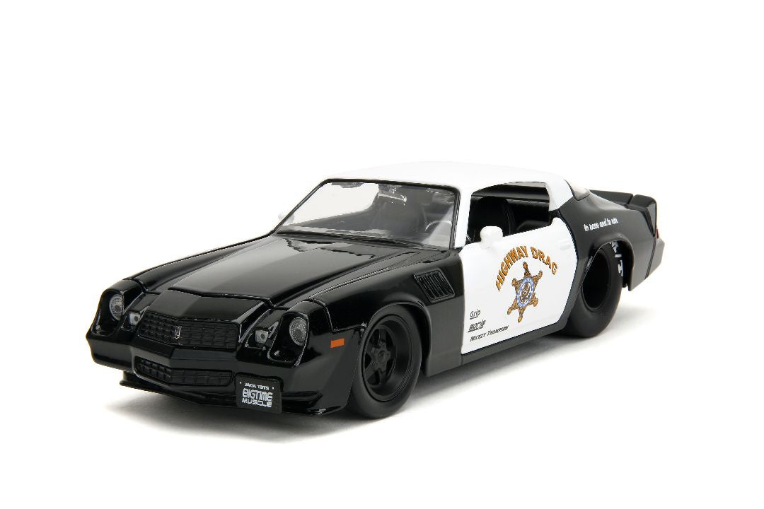 Jada BIGTIME Muscle 1979 Chevy Camaro Z28 Police 1/24 #34203