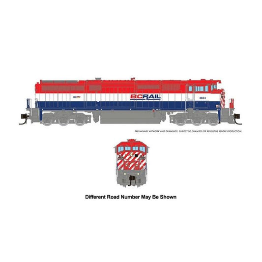 Rapido 540048, N Scale GE Dash 8-40CM, Std. DC, BCOL #4609 Red White & Blue w Frame Stripe