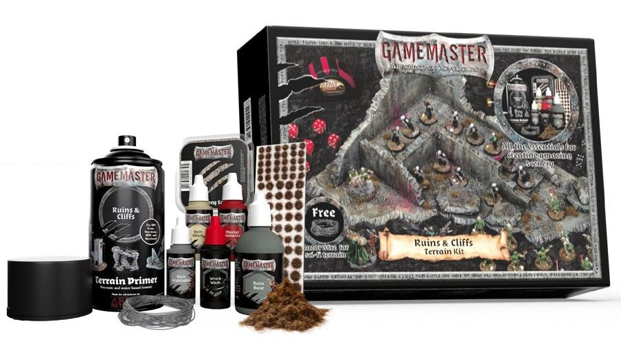 Army Painter Gammaster Terrain Kit: Ruins and Cliffs - GM4004
