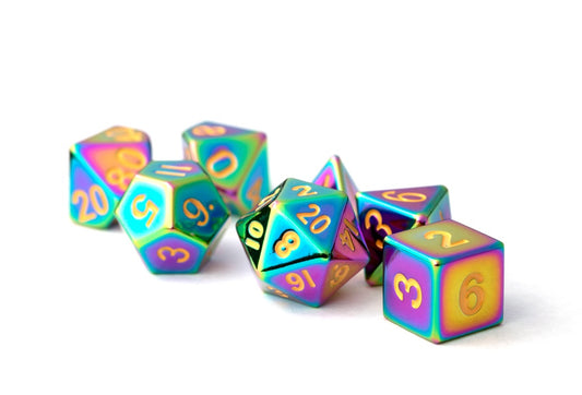Fanroll Metal 7 Dice Set - Assorted