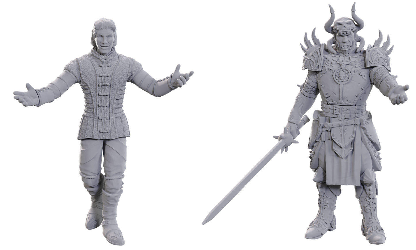 D&D Unpainted Mini - Special Edition Baldur's Gate 3 - Sarevok Anchev & Raphael