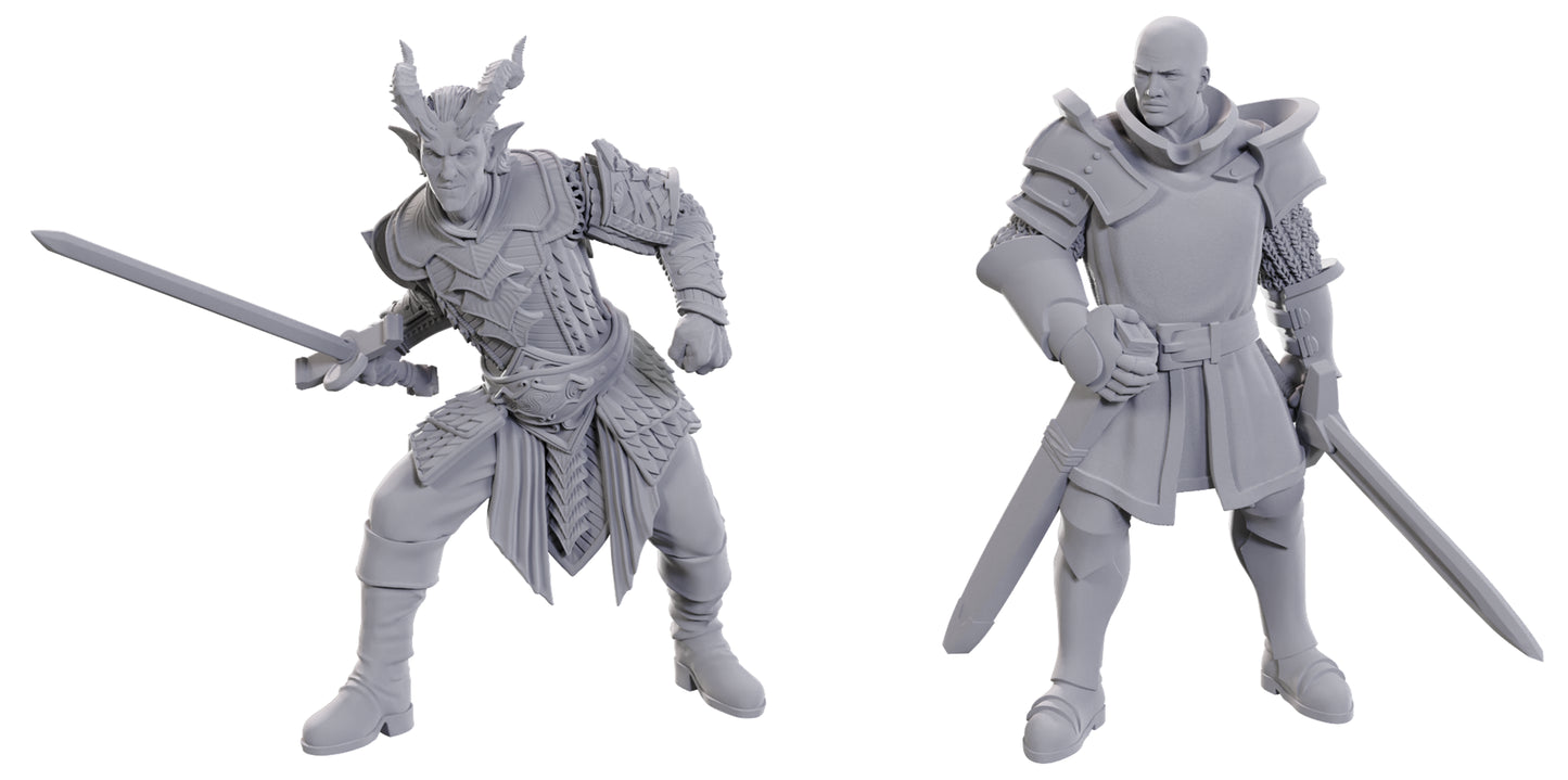 D&D Unpainted Mini - Special Edition Baldur's Gate 3 - Ulder Ravengard & Zevlor