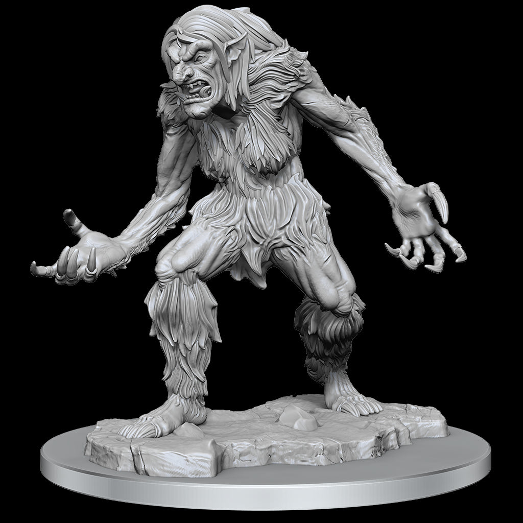 DND Unpainted Mini - Ice Troll Female 90425