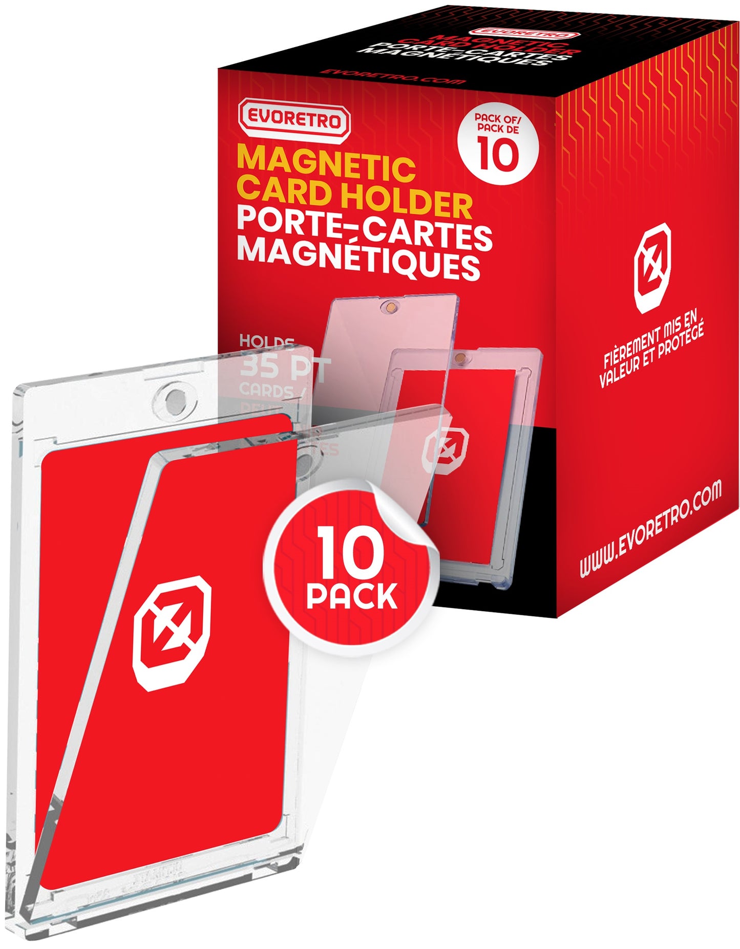 Evoretro Magnetic Card Holder 35Pt 10Pk - EVO-2490