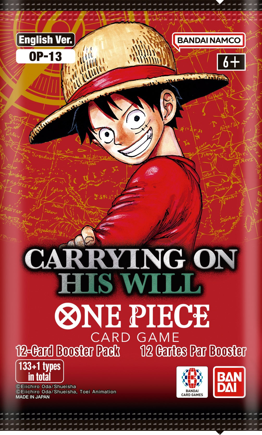 One Piece Carrying On His Will Booster (EA)