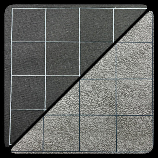Chessex Battlemat 1" Square Reversible Black-Grey 26" x 23.5"