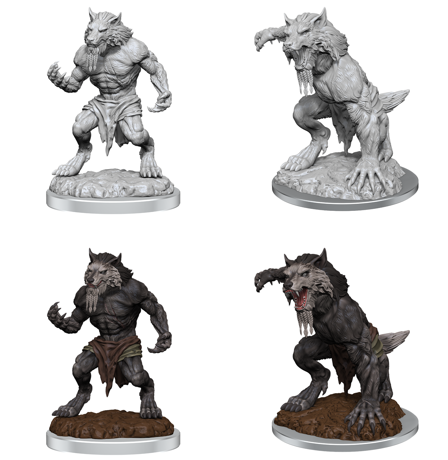 D&D Unpainted Mini - Fey Werewolves 90557