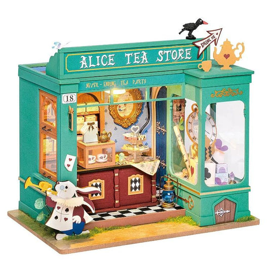 Rolife Alice's Tea Store DIY Miniature House Kit - ROEDG156
