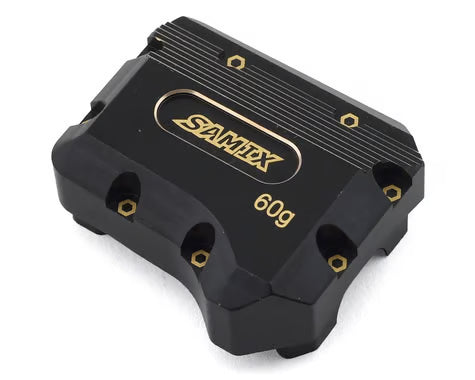 Samix Brass Differential Cover for Traxxas TRX-4 (Black) (60g) - SAMTRX4-4075
