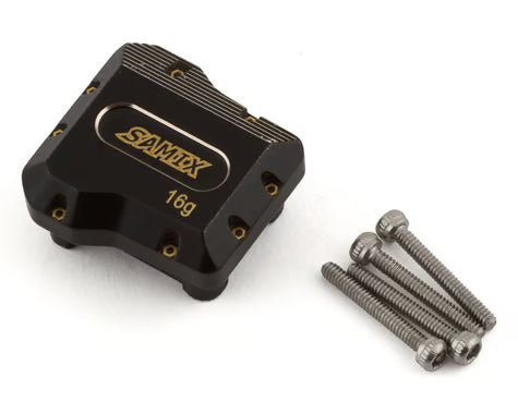 Samix Brass Differential Cover for Traxxas TRX-4M (Black) (16g) - SAMTRX4M-4075