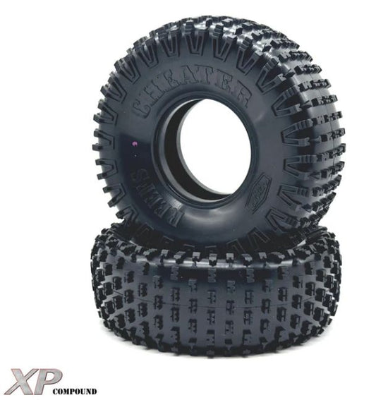 Reefs RC Cheaters 1.9" Rock Crawler Tires w/Foams (2) (4.75") (Pink) - SEHREEFS248
