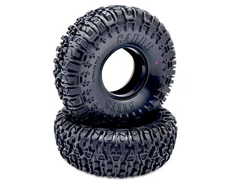 Reefs RC SABRE 1.9" Rock Crawler Tires (2) (Pink) w/Foams - SEHREEFS252