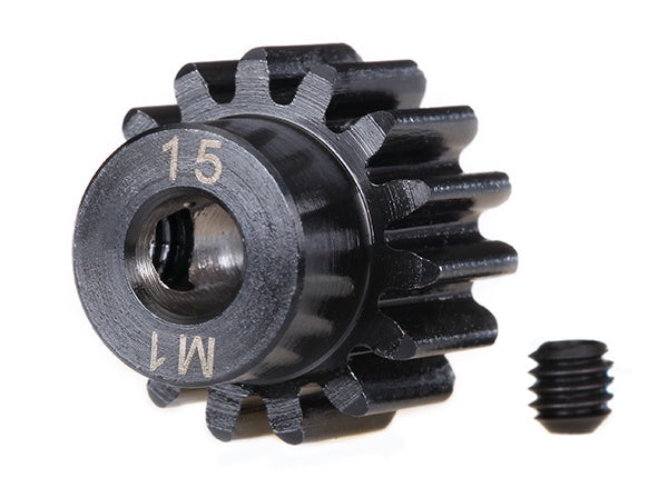 Traxxas Machined Mod 1.0 Pinion Gear w/5mm Bore (15T) - TRA6487R