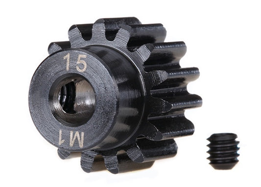 Traxxas Machined Mod 1.0 Pinion Gear w/5mm Bore (15T) - TRA6487R