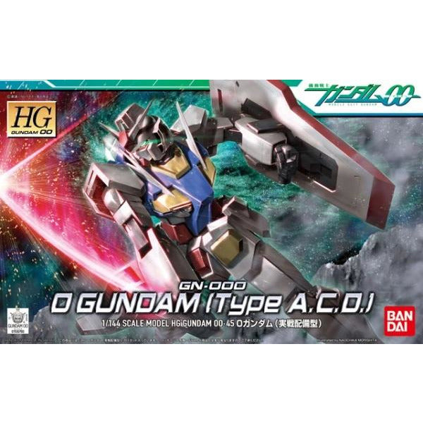 HG 1/144 Gundam 00 #45 GN-000 0 Gundam (Type A.C.D.) #5055732 by Bandai