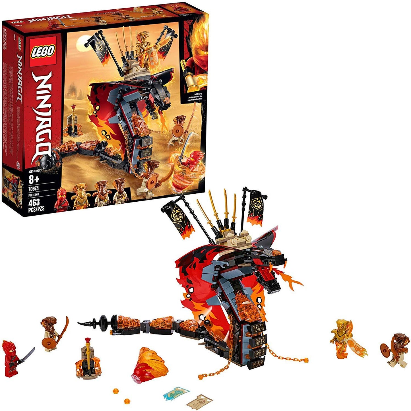 Lego Ninjago: Fire Fang 70674