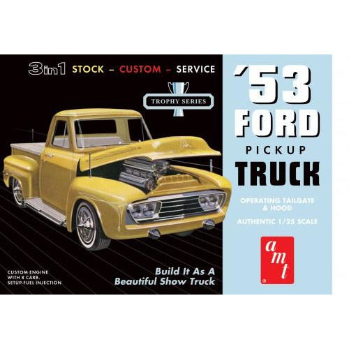 1953 Ford Pickup 1/25 Model Truck Kit #0882 by AMT
