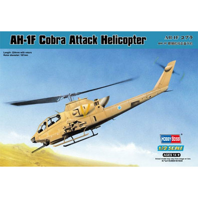 AH-1F Cobra Attack Helicopter 1/72 #87224 by Hobby Boss