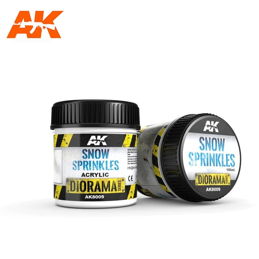 AK Interactive Acrylic Snow Sprinkles (100ml) AK-8009