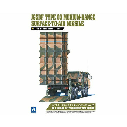 JGSDF Type 03 Medium-Range Surface-to-Air Missile 1/72 #05539 by Aoshima