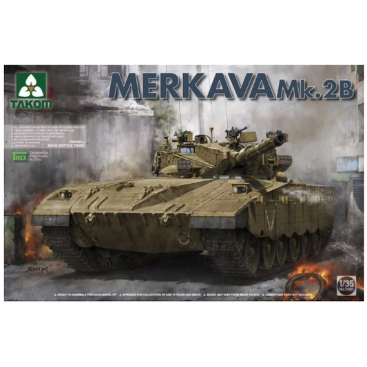 Israeli Main Battle Tank Merkava Mk.2B 1/35 #2080 by Takom