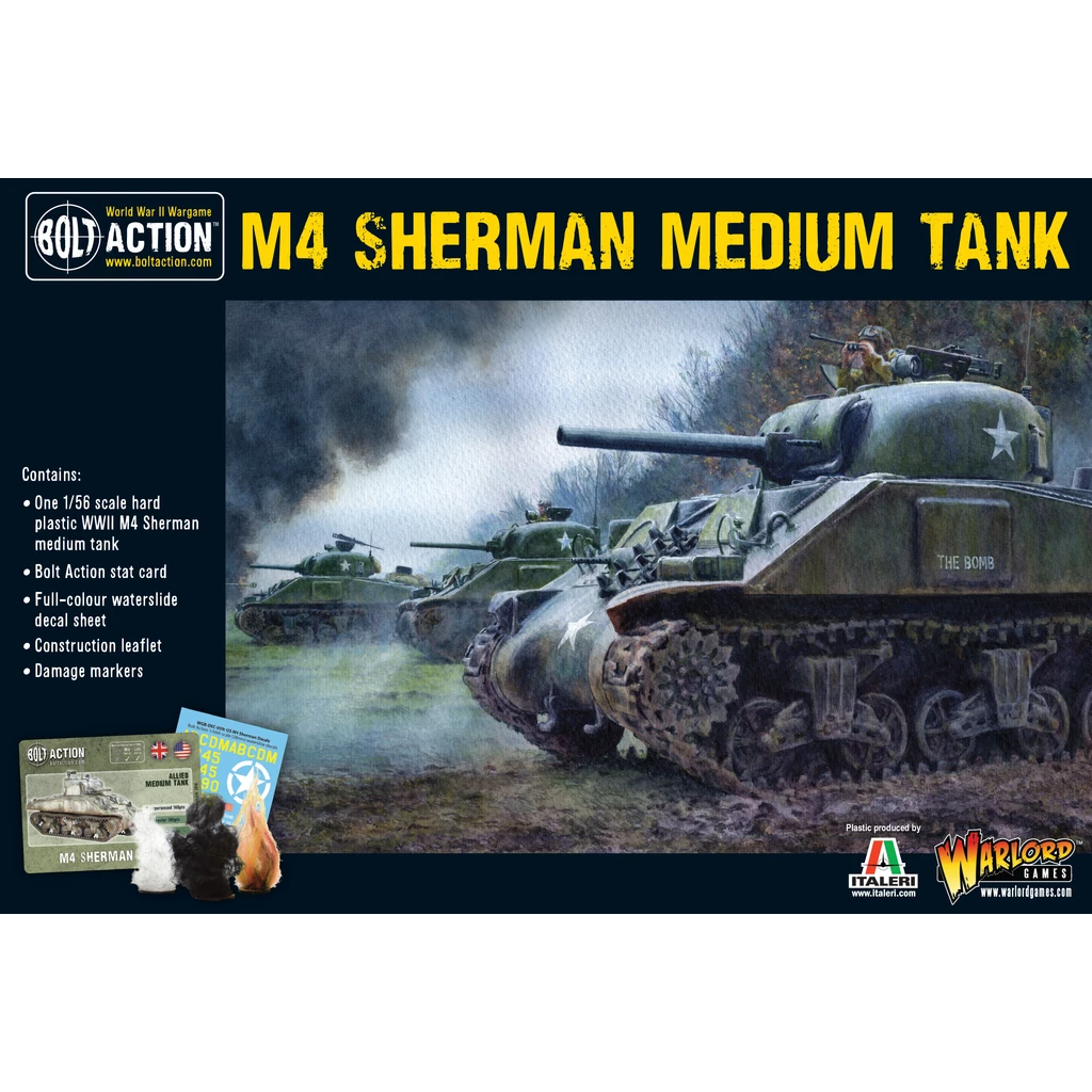 Bolt Action M4 Sherman (75) WLG-402013006 by Warlord Games