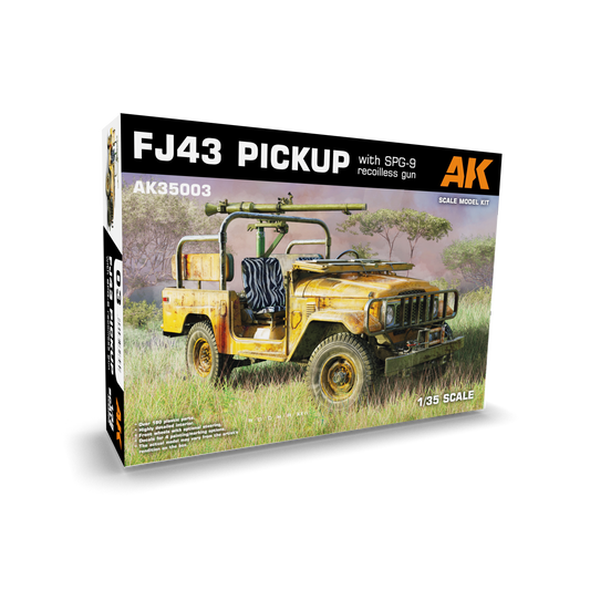 FJ43 Pickup with SPG-9 Recoilless Gun 1/35 #AK35003 by AK Interactive